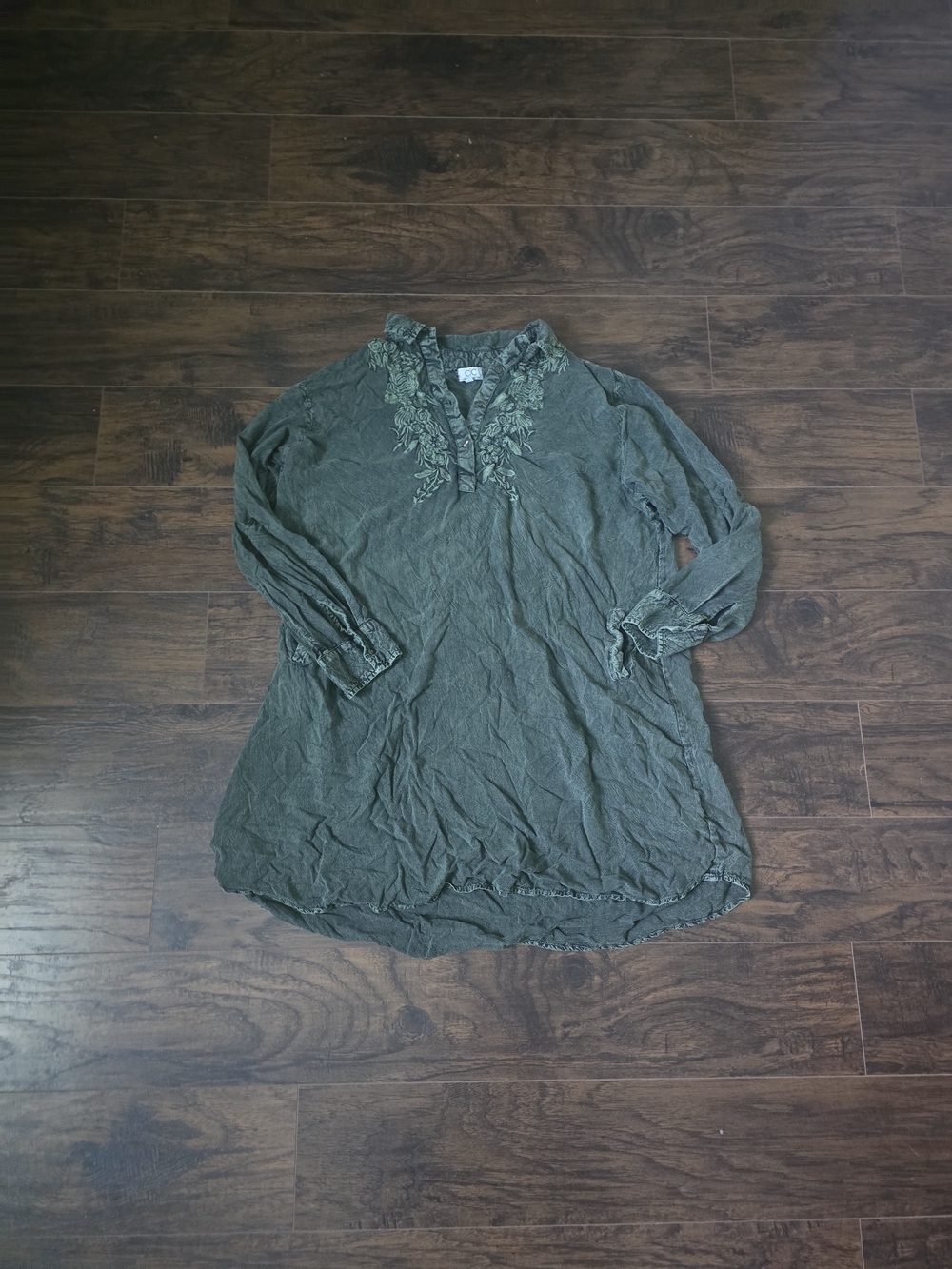 Chic Connection | Olive Green Tunic 2X